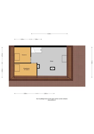 Floorplan - Kerkbuurt 32, 8805 TH Hitzum